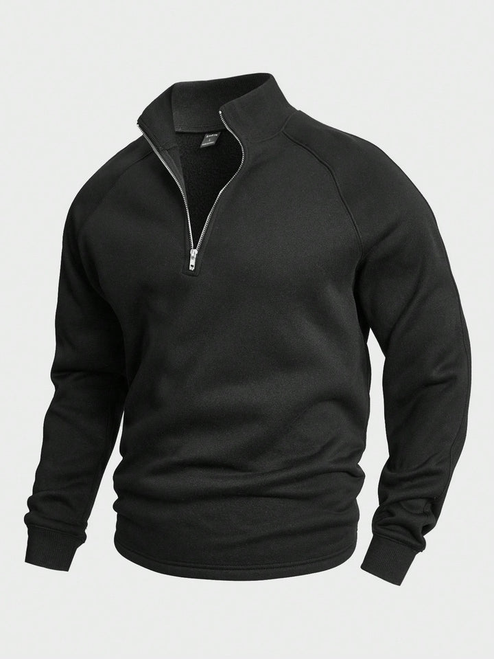 Antonio | Zip-up med halv lynlås