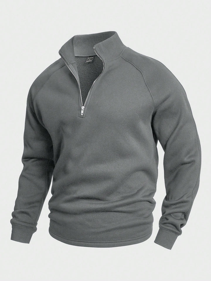 Antonio | Zip-up med halv lynlås