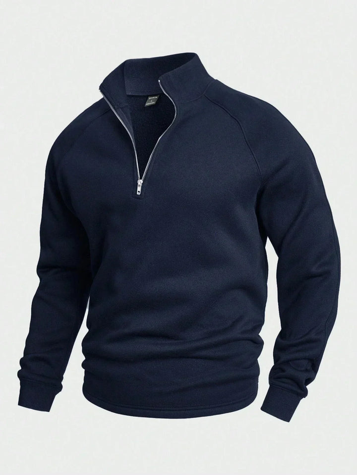 Antonio | Zip-up med halv lynlås