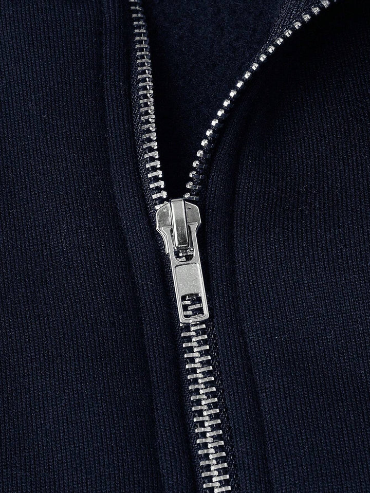 Antonio | Zip-up med halv lynlås