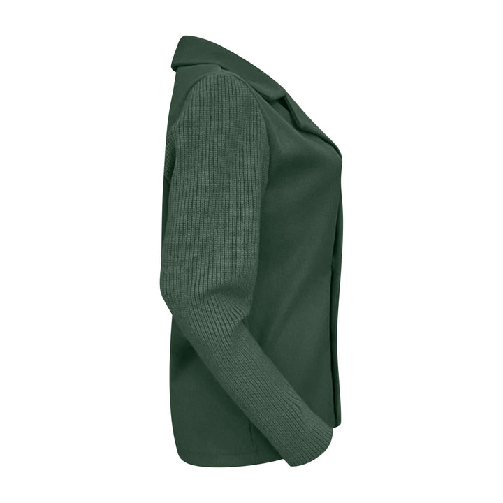 Amora | Elegant Blazer med Strikkede Ærmer