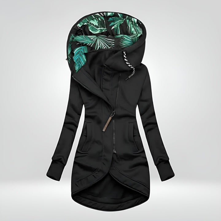 Aysha™ | Stilfuld Lang Hoodie Jakke