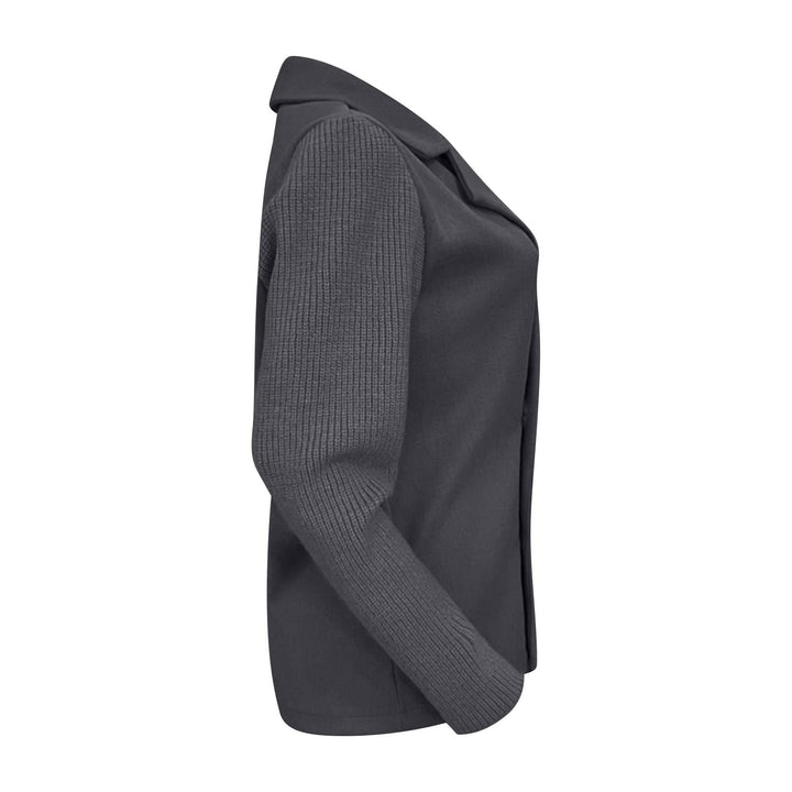Amora | Elegant Blazer med Strikkede Ærmer