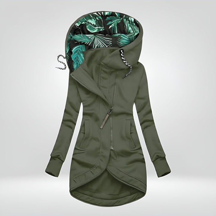 Aysha™ | Stilfuld Lang Hoodie Jakke