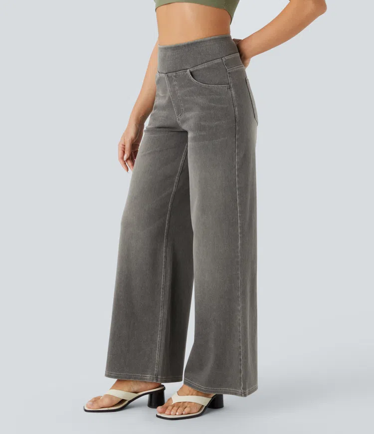 Komfortable jeans med høj talje