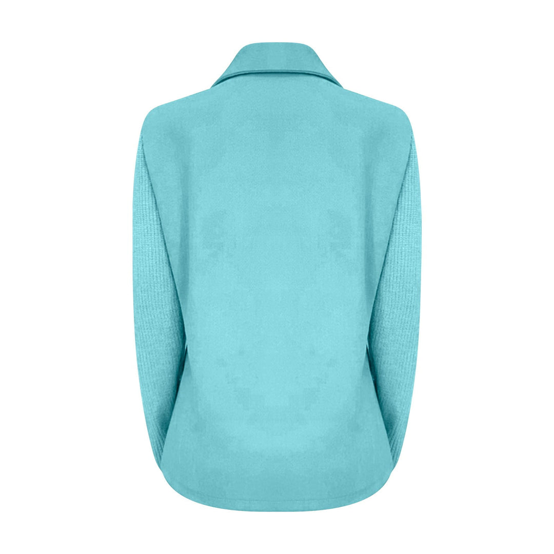 Amora | Elegant Blazer med Strikkede Ærmer