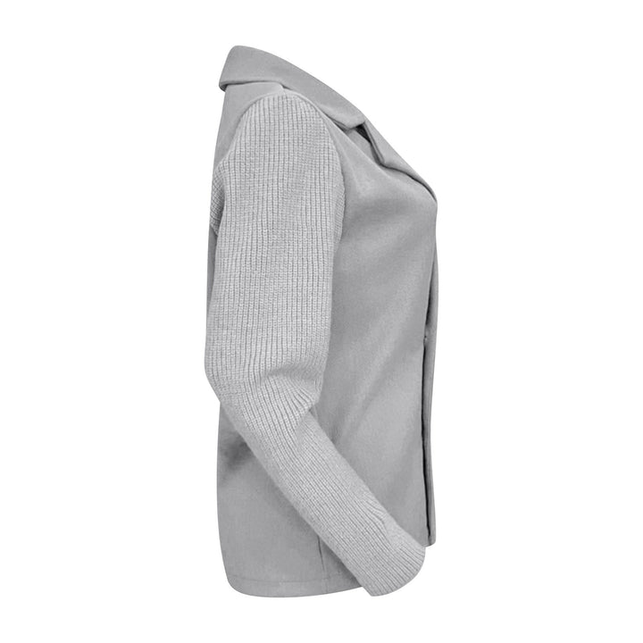 Amora | Elegant Blazer med Strikkede Ærmer