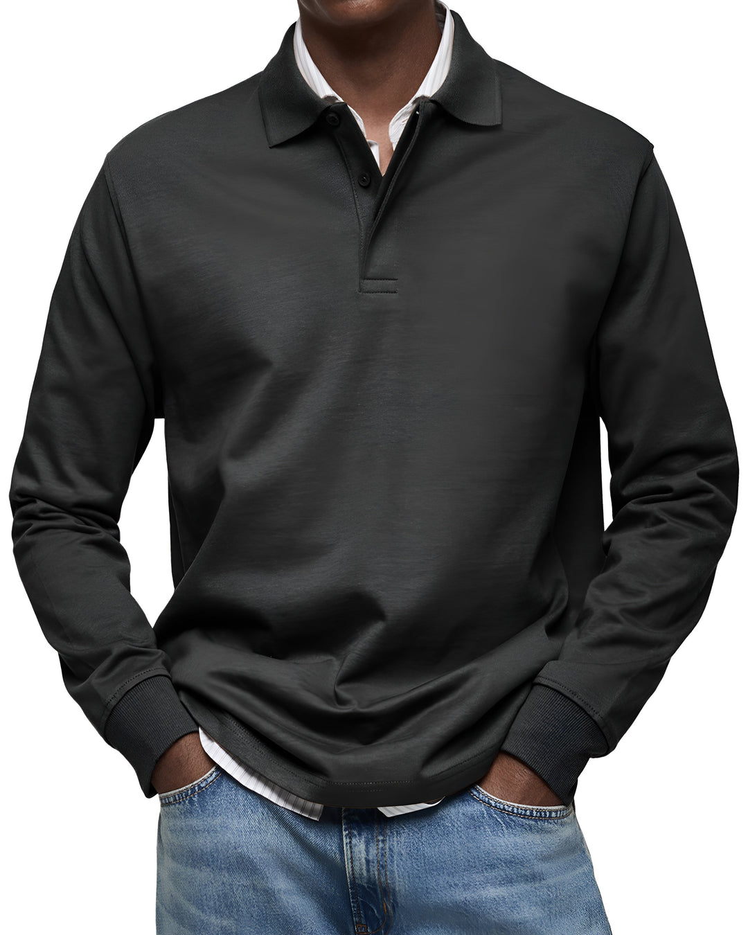 Mikkel™ | Luksuriøs Langærmet Polo