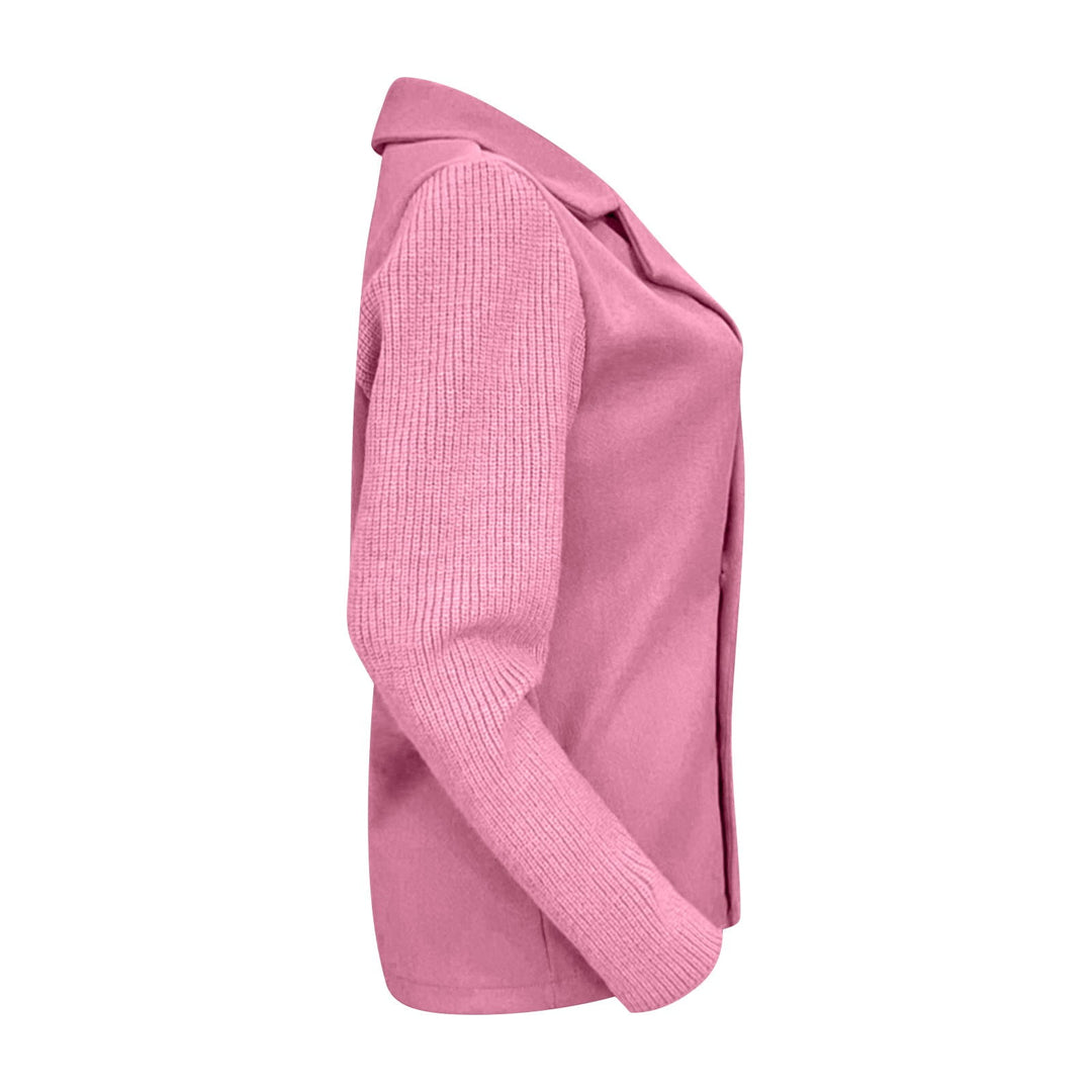 Amora | Elegant Blazer med Strikkede Ærmer