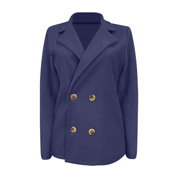 Amora | Elegant Blazer med Strikkede Ærmer