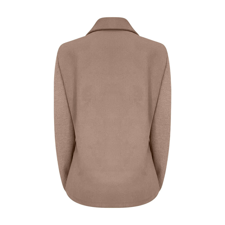 Amora | Elegant Blazer med Strikkede Ærmer
