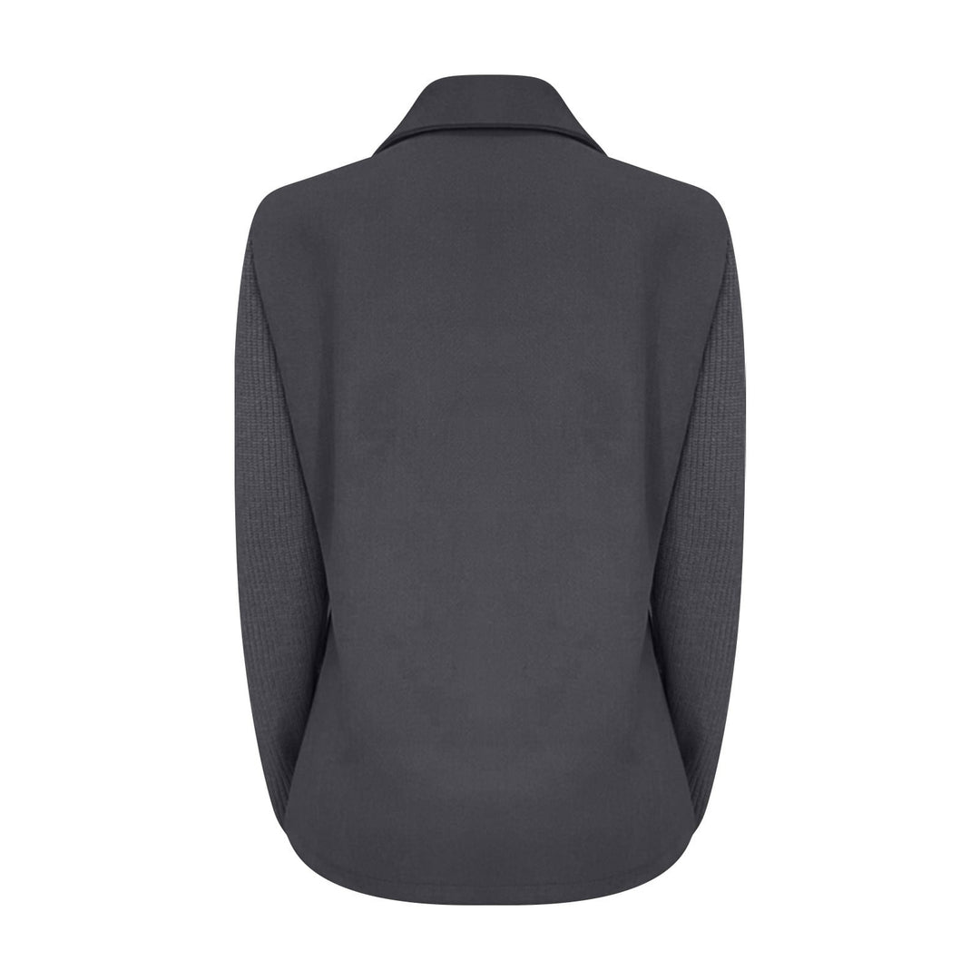 Amora | Elegant Blazer med Strikkede Ærmer