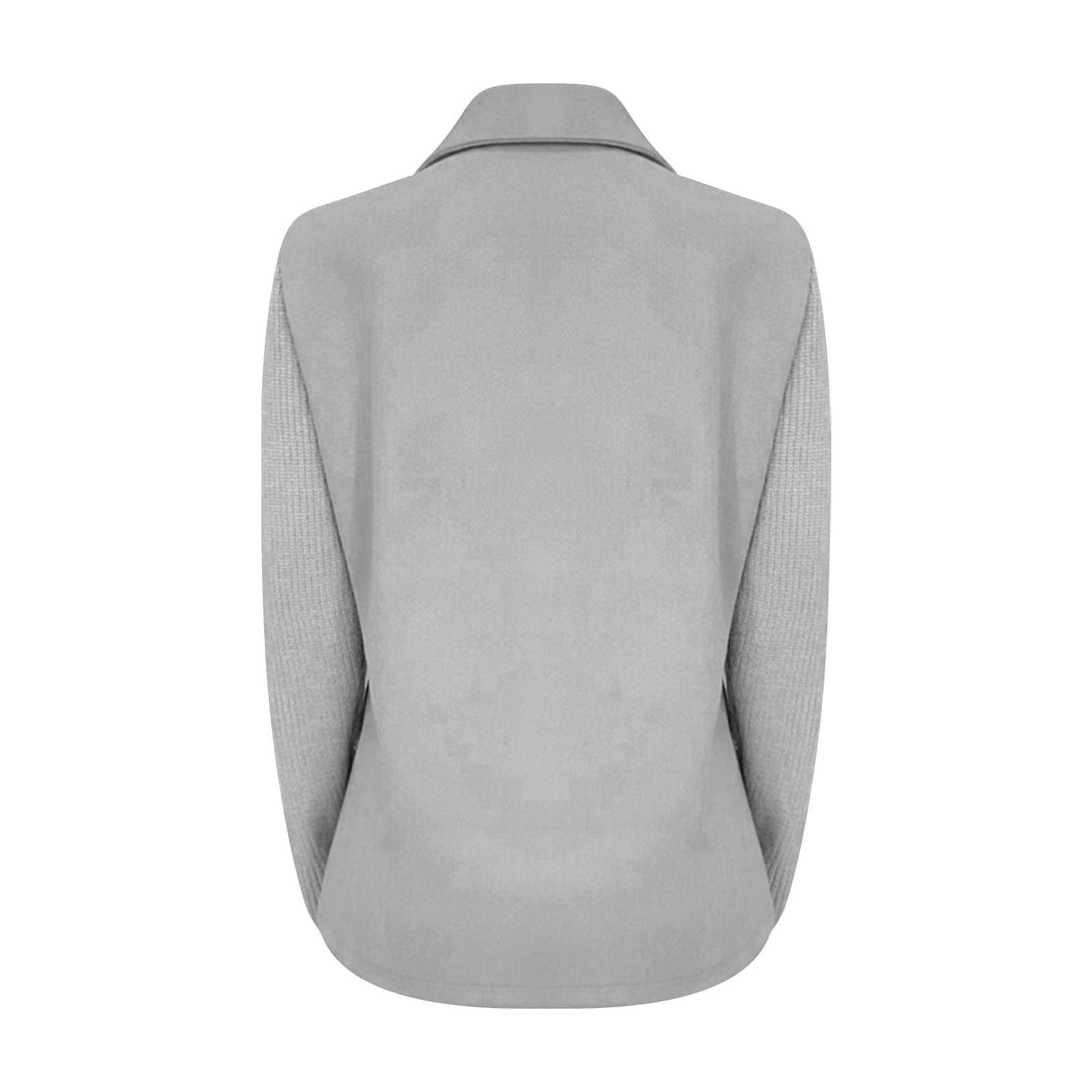 Amora | Elegant Blazer med Strikkede Ærmer