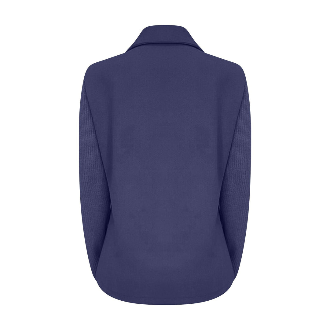 Amora | Elegant Blazer med Strikkede Ærmer