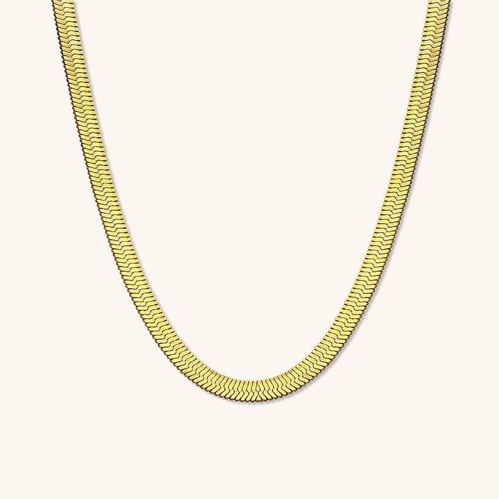 Elysian Gold Halskæde med Flet | 18k Guld