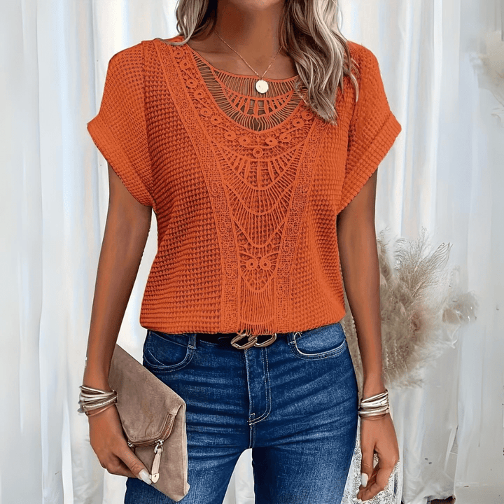 Karin™ – Elegant Ibiza-stil bluse