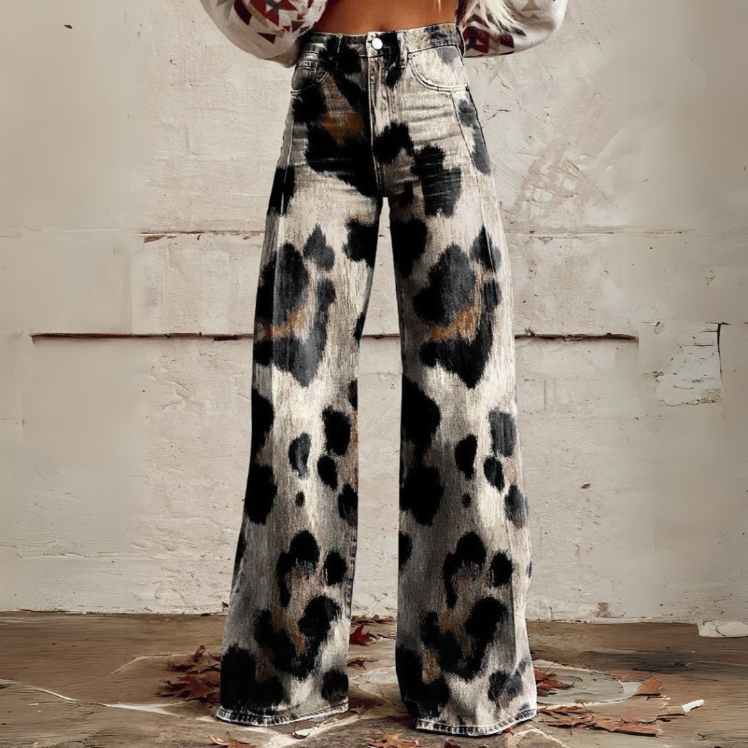 Amara™ | Boho Blomstrede Wide-Leg Bukser
