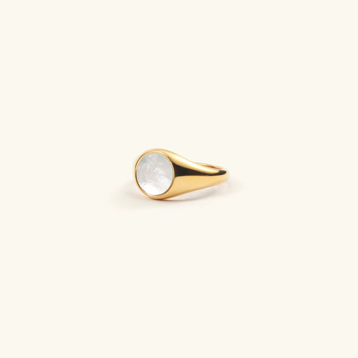 Perle Ring | 18k Guld