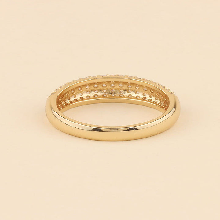 Ring med glaskuppel | Guld 18k