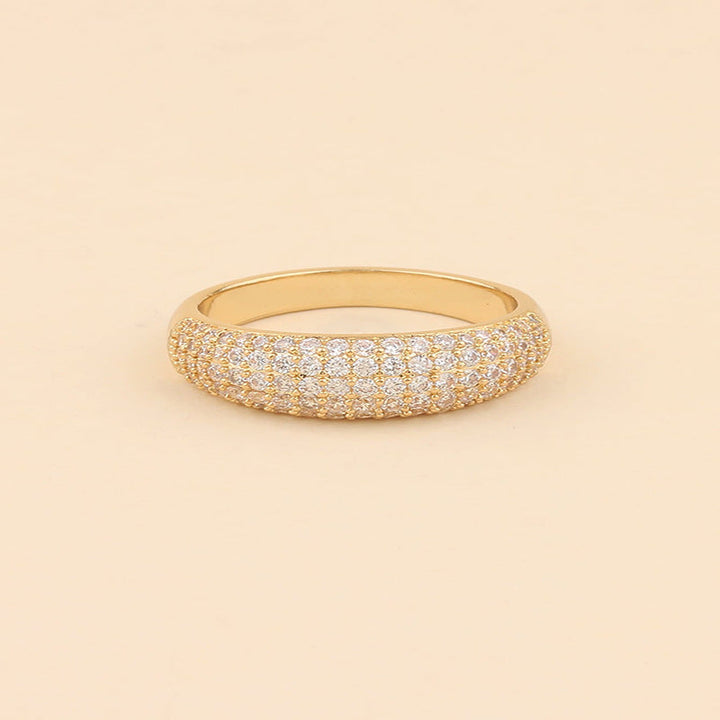 Ring med glaskuppel | Guld 18k