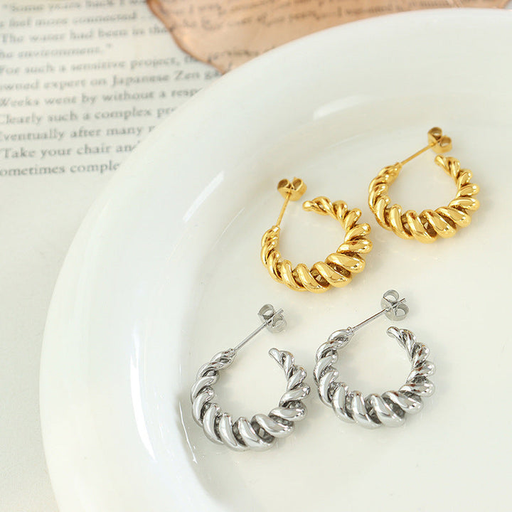 Guldøreringe Aurum Twist | 18k Guld
