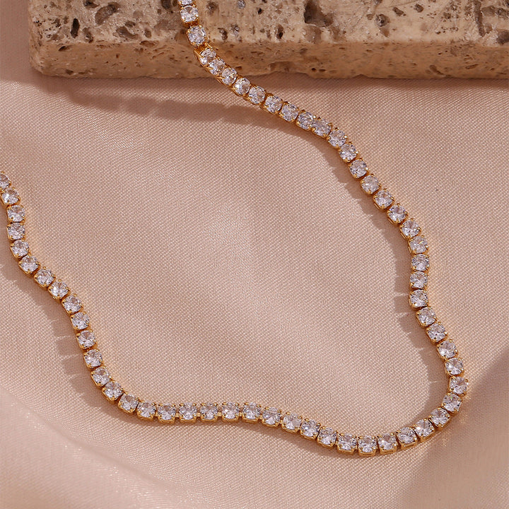 Tenis Halskæde Isolde Diamant | 18k Guld