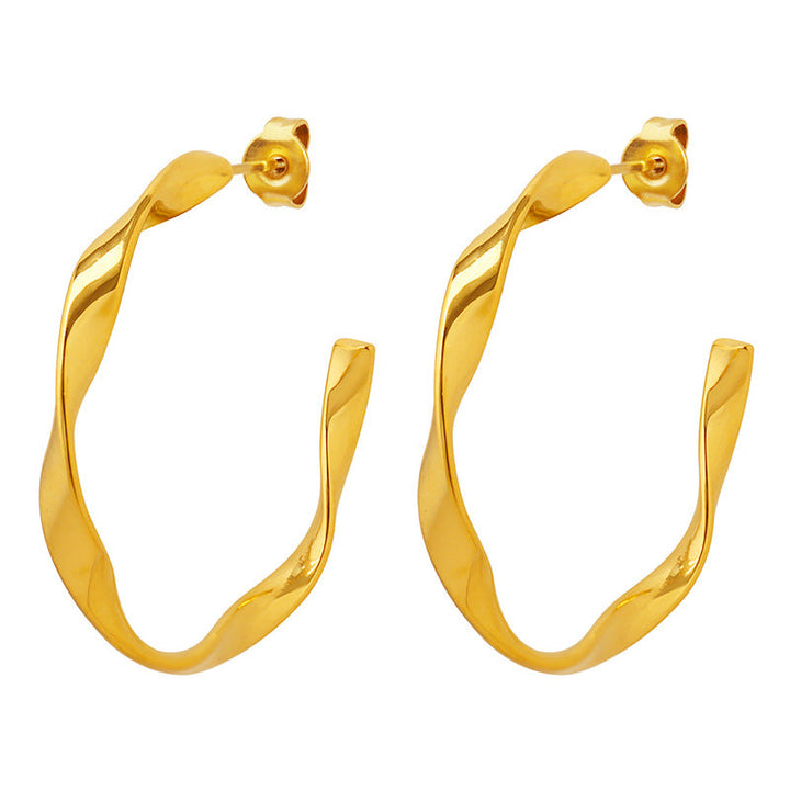 Iris Øreringe | 18k Guld