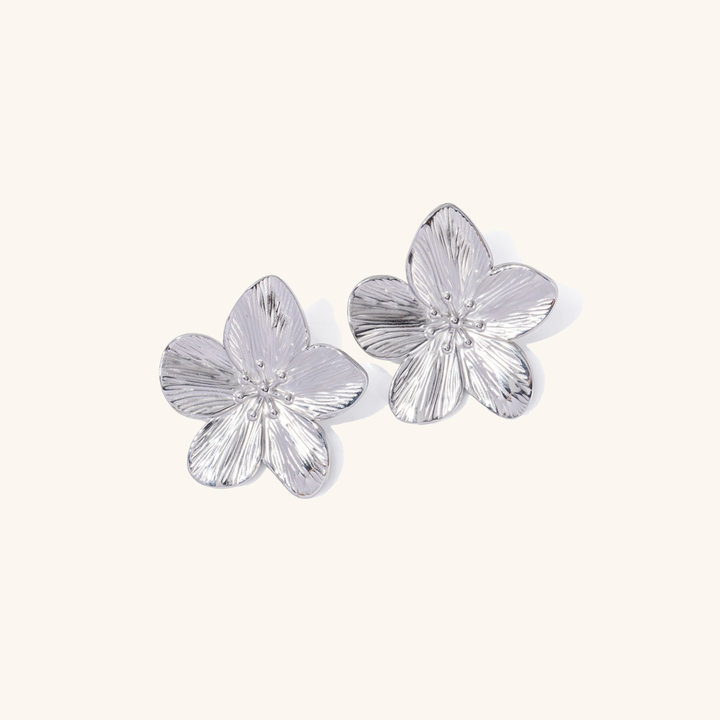 Allysa Blume Øreringe |  18k Guld