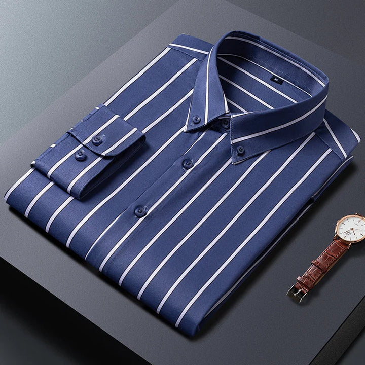 Levi | Elegant stribet herreskjorte