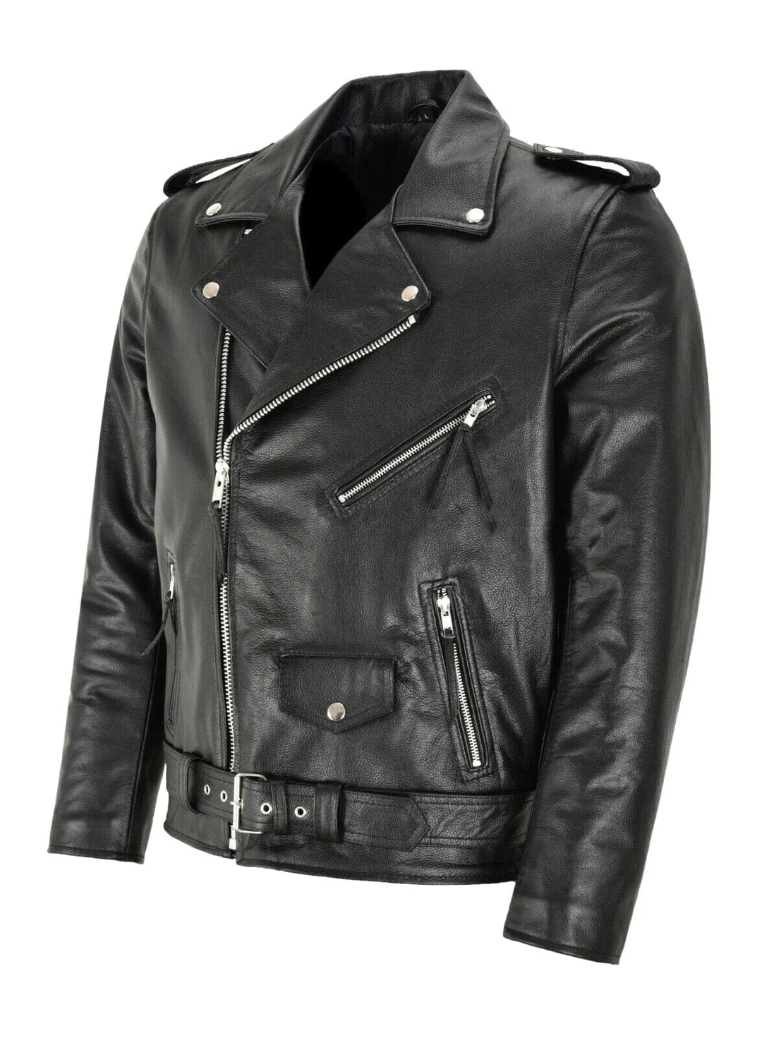 Austin™ | Klassisk Biker Læderjakke