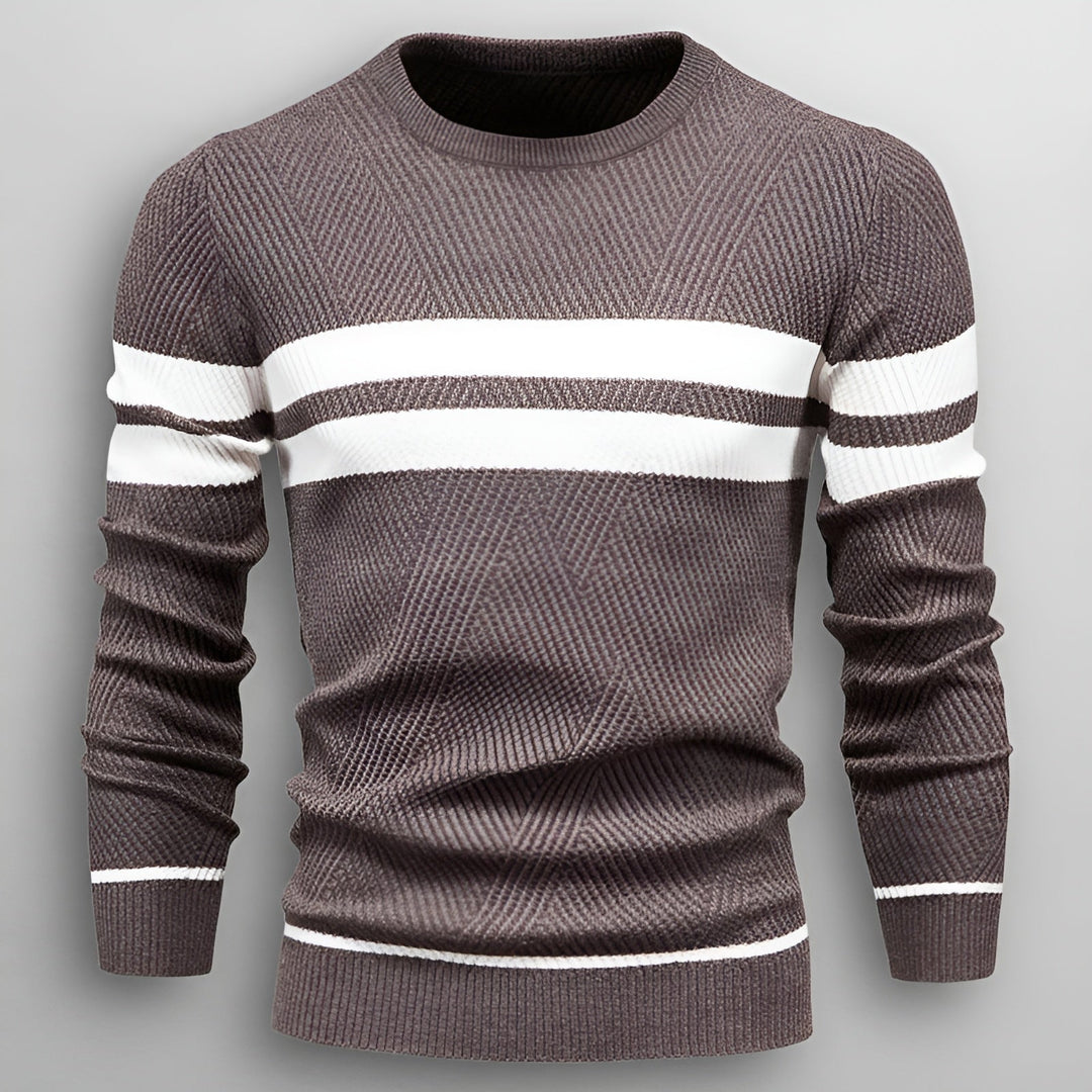 Dorian™ | Stribet herresweater