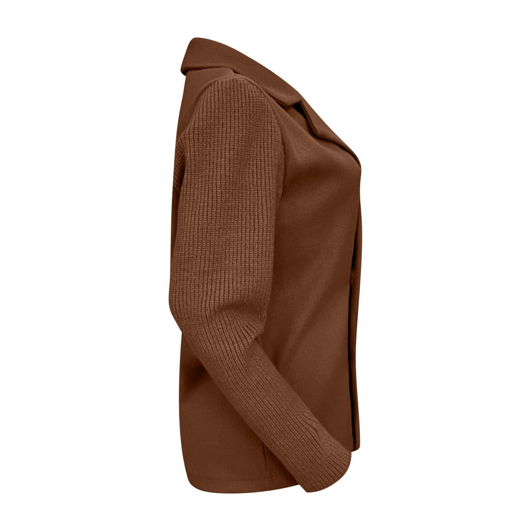 Amora | Elegant Blazer med Strikkede Ærmer
