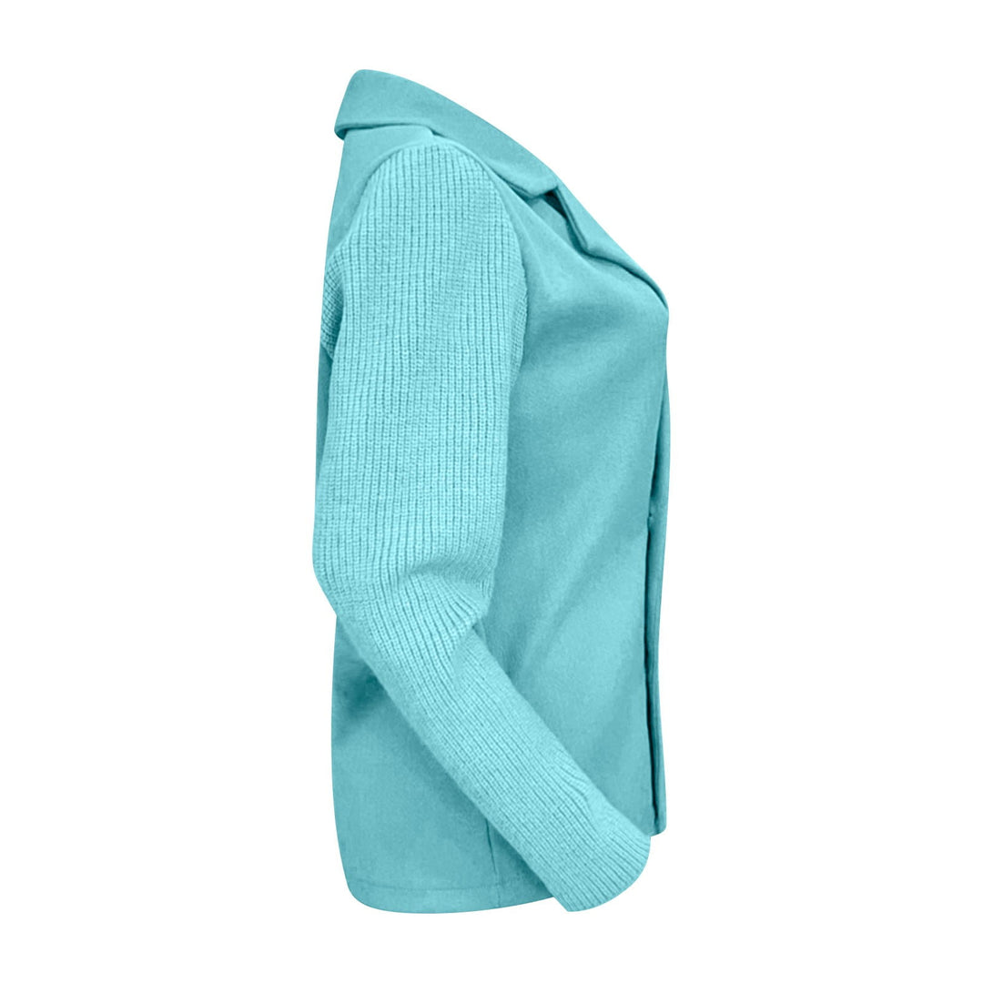 Amora | Elegant Blazer med Strikkede Ærmer