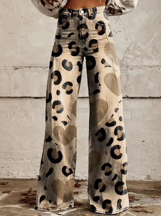 Amara™ | Boho Blomstrede Wide-Leg Bukser