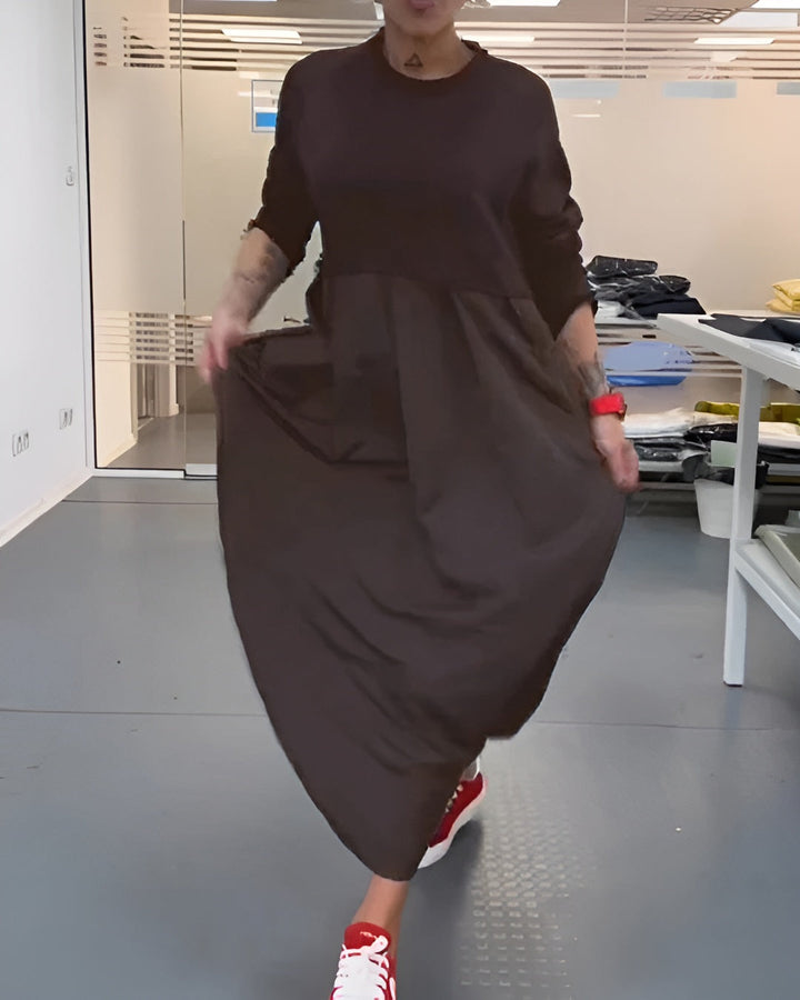 Laluna™ – Casual plisseret maxikjole
