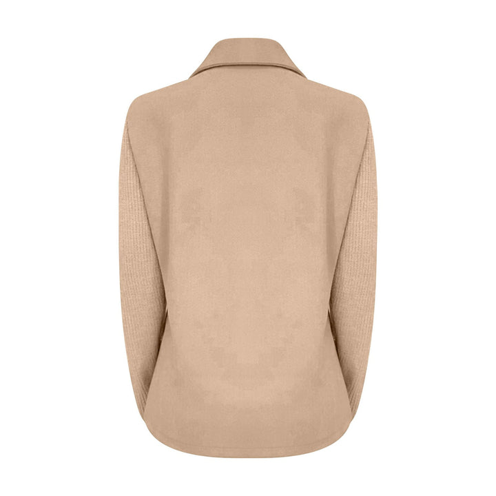Amora | Elegant Blazer med Strikkede Ærmer