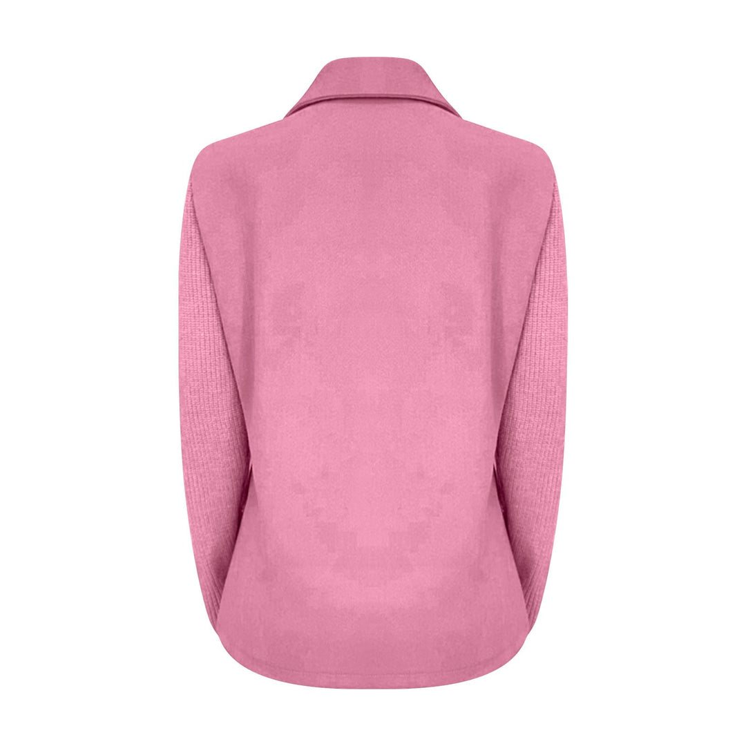 Amora | Elegant Blazer med Strikkede Ærmer