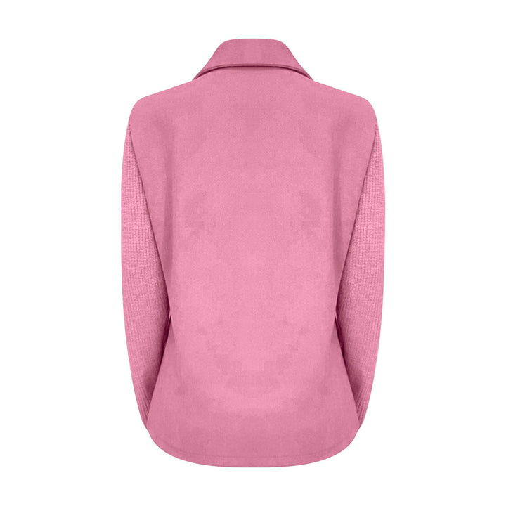 Amora | Elegant Blazer med Strikkede Ærmer