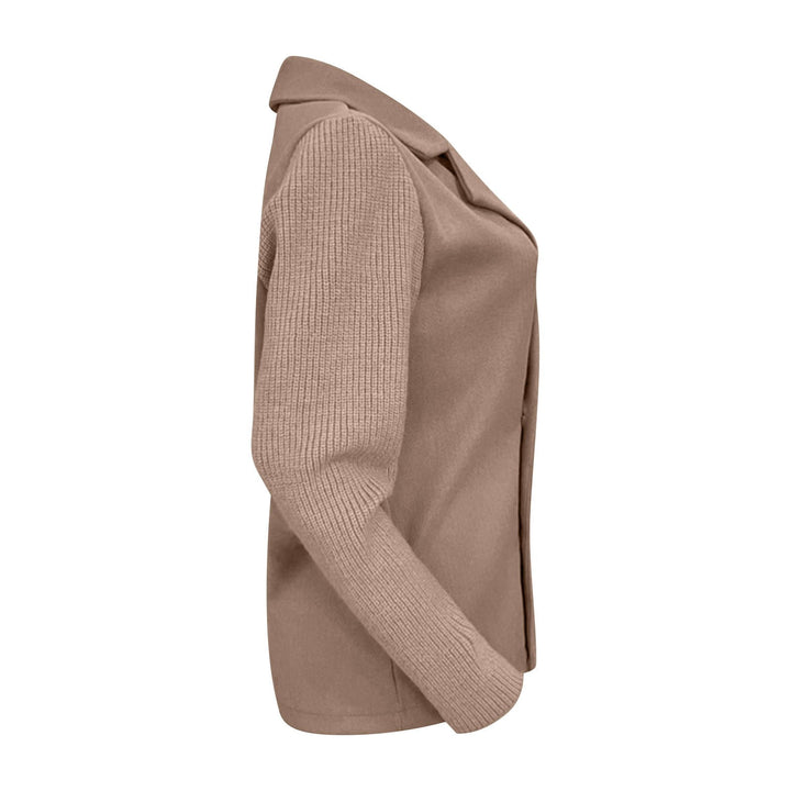Amora | Elegant Blazer med Strikkede Ærmer