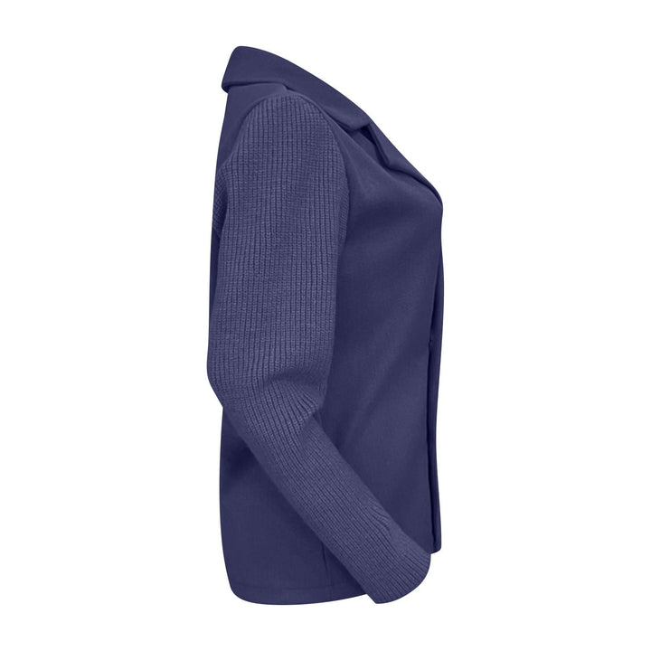 Amora | Elegant Blazer med Strikkede Ærmer