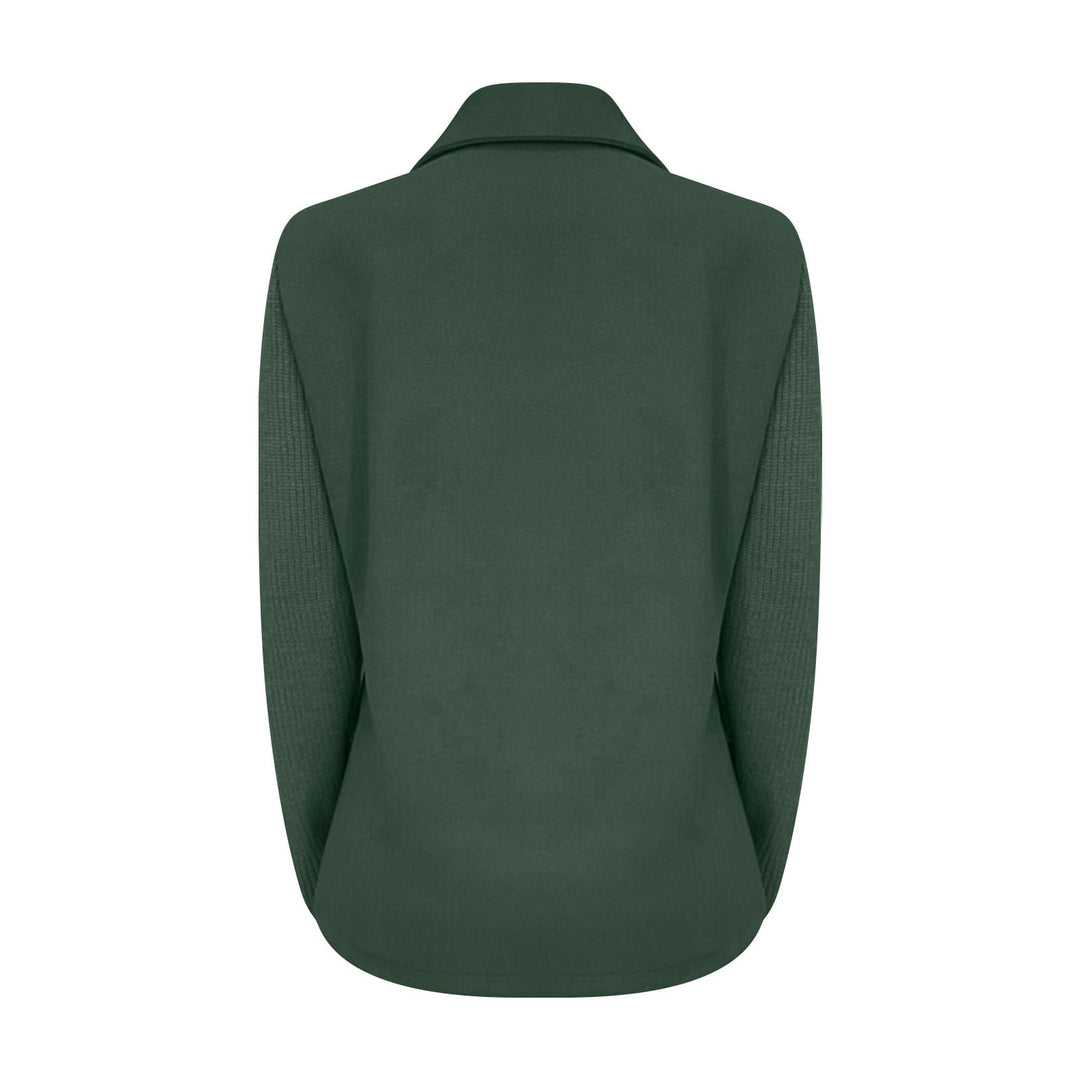 Amora | Elegant Blazer med Strikkede Ærmer