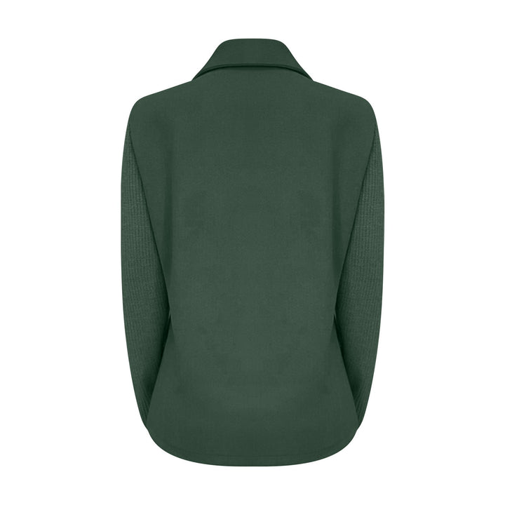 Amora | Elegant Blazer med Strikkede Ærmer